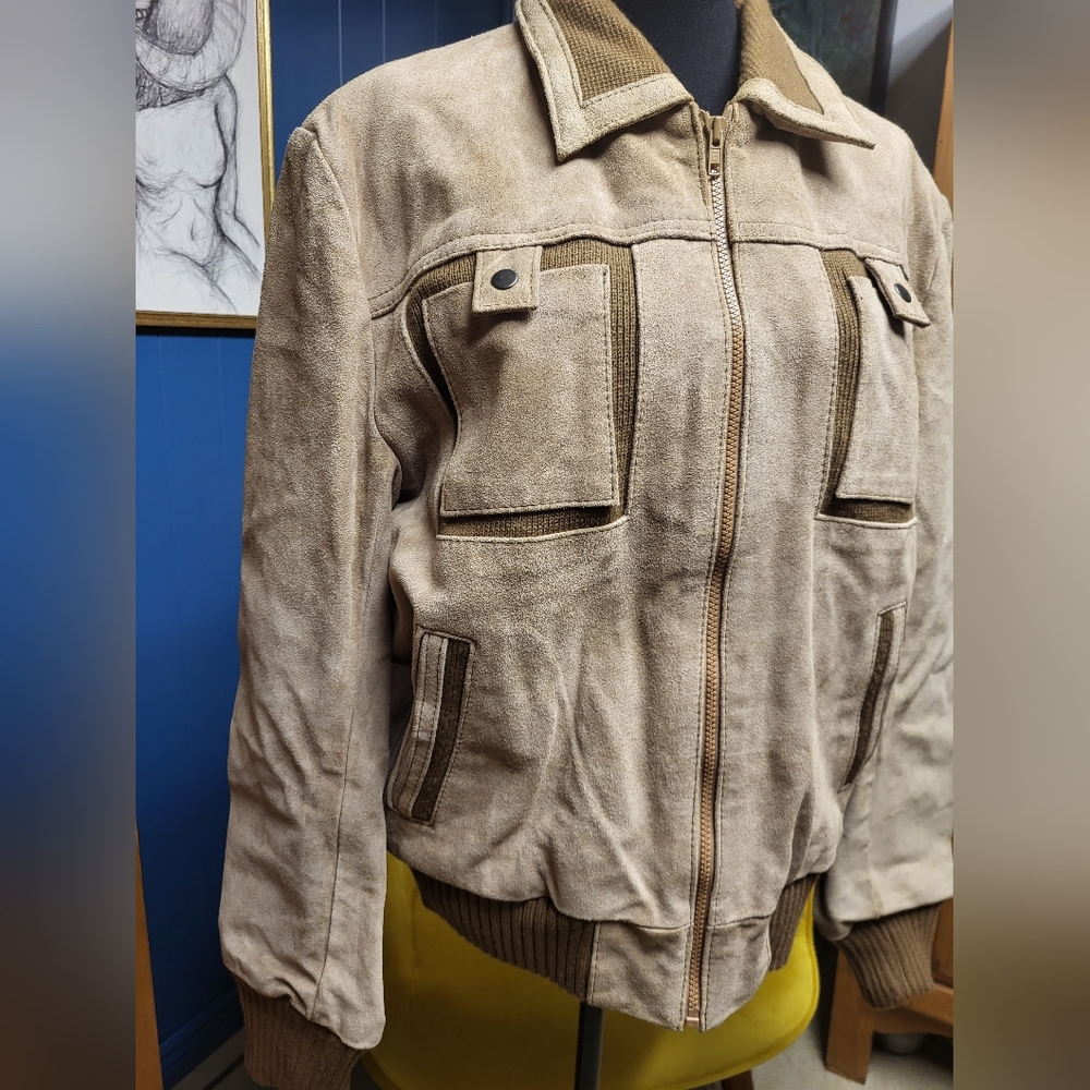Challenger Vintage Leather Jacket Size 42